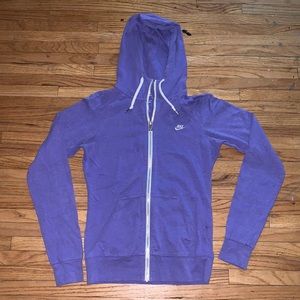 purple nike zip up